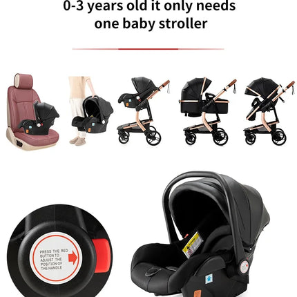 Luxury 3-in-1 Baby Travel System