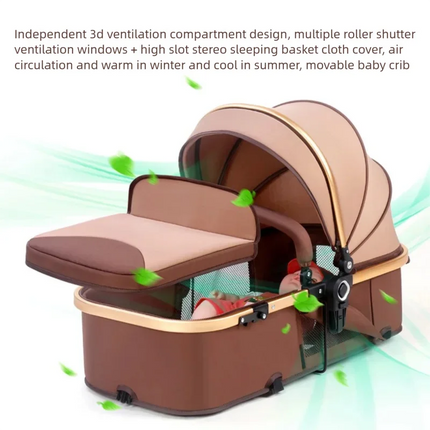 3-in-1 Baby Travel System with Base