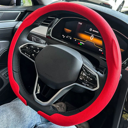 Universal Leather Steering Wheel Cover