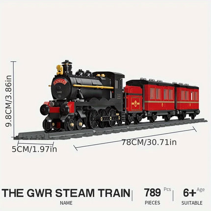 Steam Train Building Block Set