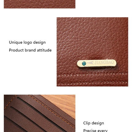 Fashionable Men's Bifold Short Wallet