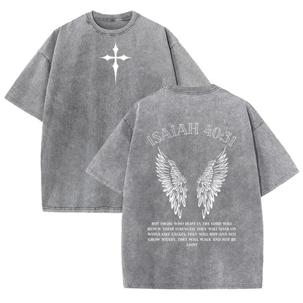 Isaiah 40:31 Christian Graphic T-Shirt