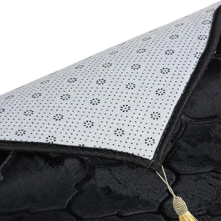 Thick Sponge Prayer Mat with Tassels