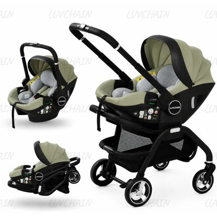 Portable 3-in-1 Baby Travel System