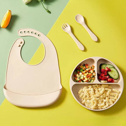 Baby Silicone Bib with Pocket