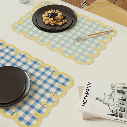 Grid PU Leather Placemat