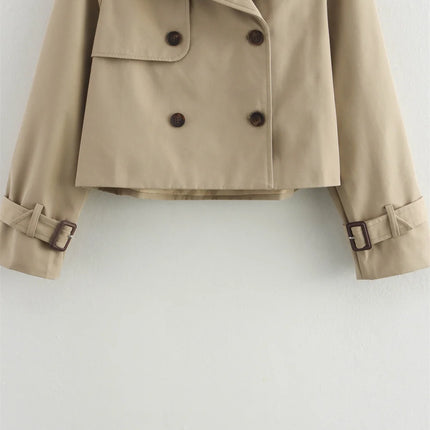 Women's Cropped Trench Jacket