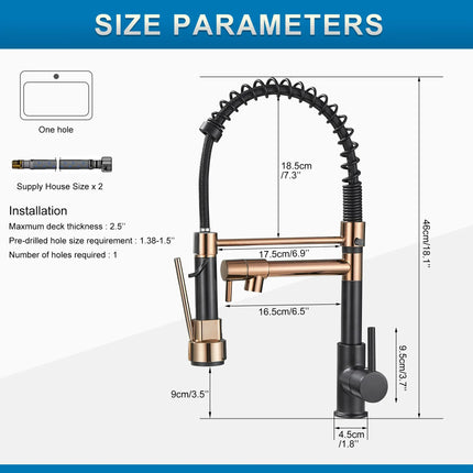 Pull-Down Kitchen Faucet
