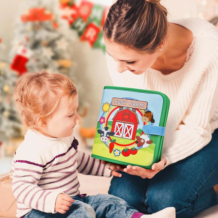 Farm Animal Montessori Busy Book for Toddlers