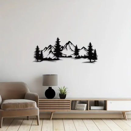 Rustic Forest and Mountain Wall Art