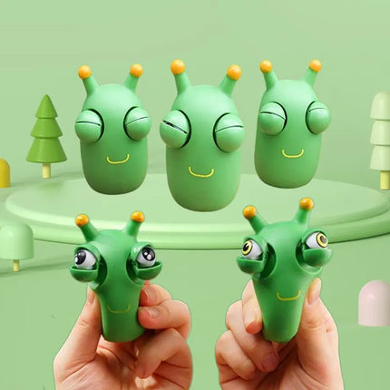 Green Worm Squeeze Toy