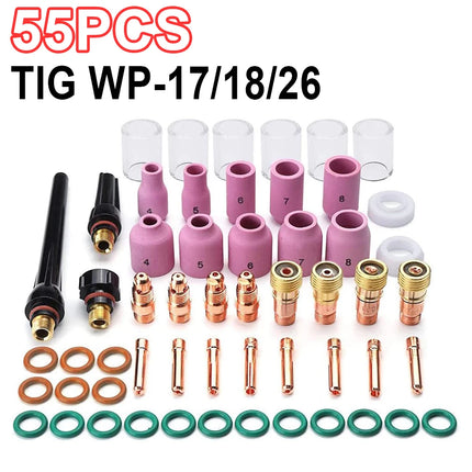 55-Piece TIG Welding Torch Kit