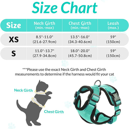 Soft Cat Harness Set