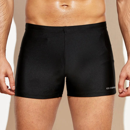 Men's Solid Color Swim Shorts