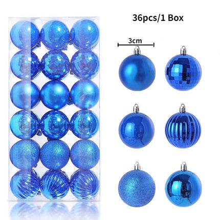 Christmas Tree Baubles Ornament Set