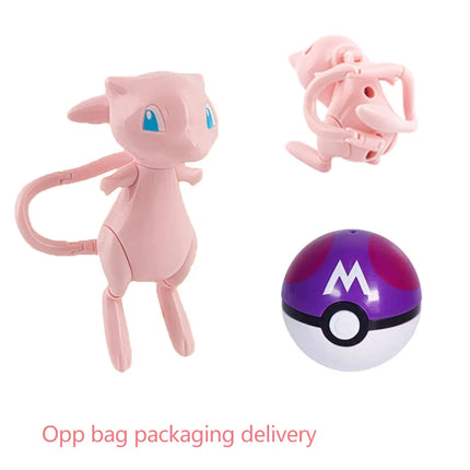 Transforming Pokeball Figure Toy