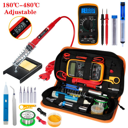 80W LCD Soldering Iron Kit