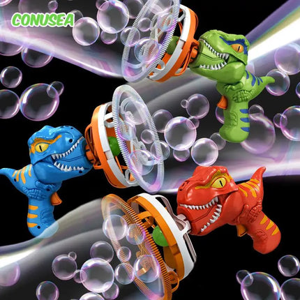 2-in-1 Dinosaur Bubble Gun