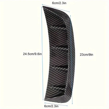 Carbon Fiber Style Air Vent Stickers