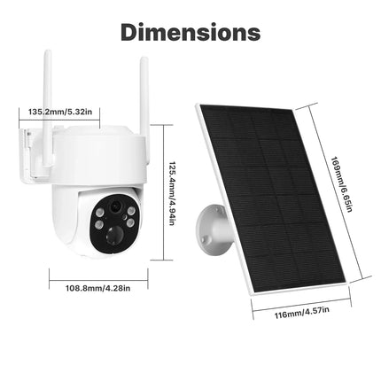 4MP Solar Smart Security Camera