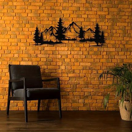Rustic Forest and Mountain Wall Art