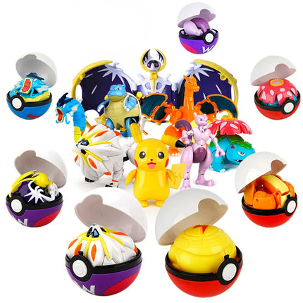 Transforming Pokeball Figure Toy