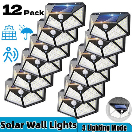Solar LED Motion Sensor Wall Light