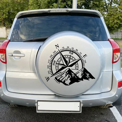 Mountain Compass Vinyl Car Decal