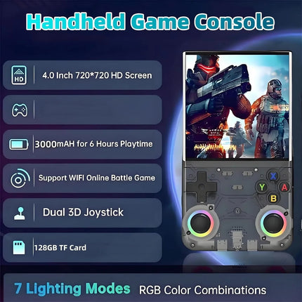 4-Inch Retro Handheld Game Console