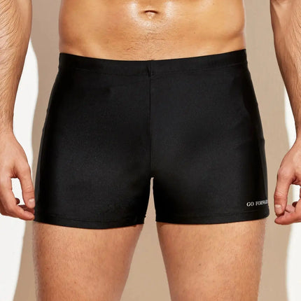 Men's Solid Color Swim Shorts