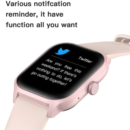 NNEOBA Sports Smart Watch Bluetooth Pink