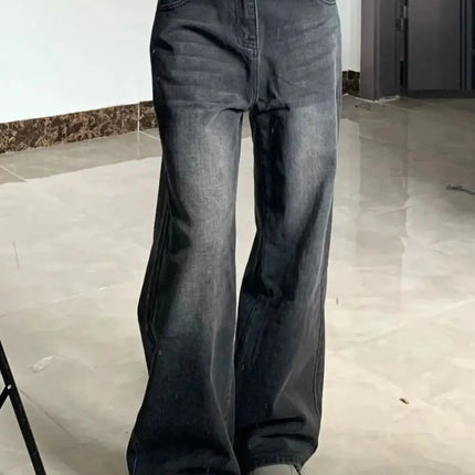 Vintage High-Waist Baggy Jeans