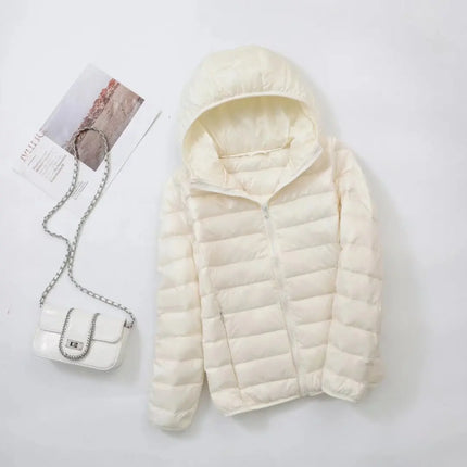 Women's Lightweight Hooded Puffer Jacket