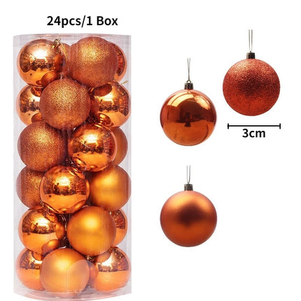 Christmas Tree Baubles Ornament Set