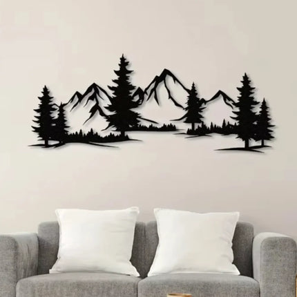 Rustic Forest and Mountain Wall Art