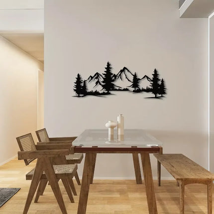 Rustic Forest and Mountain Wall Art