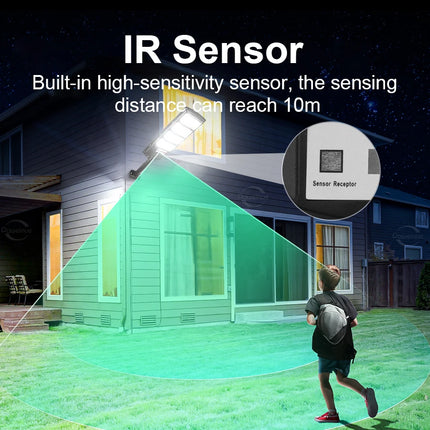 Solar LED Outdoor Security Lamp