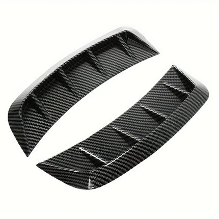 Carbon Fiber Style Air Vent Stickers