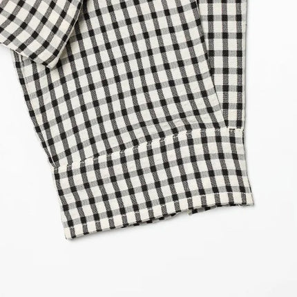 Women's Cropped Plaid Bomber Jacket