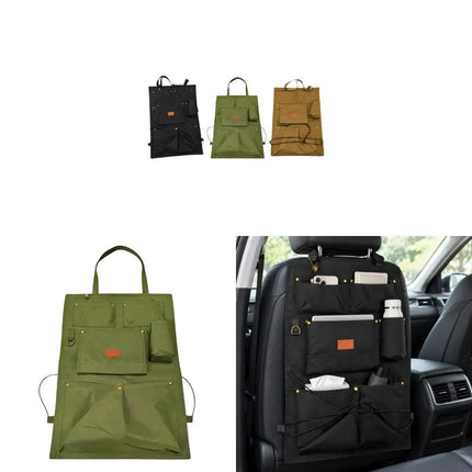 Foldable Car Seat-Back Organizer