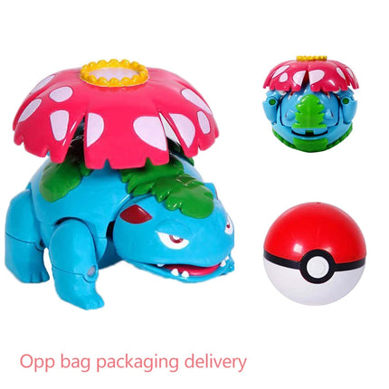Transforming Pokeball Figure Toy