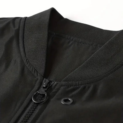 Men's Black Bomber Jacket