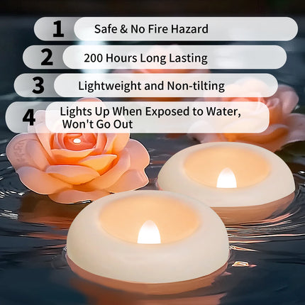 Waterproof Floating LED Tealight Candles