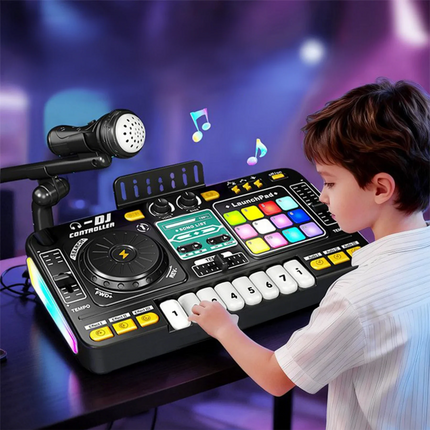 Kids DJ Mixer and Musical Keyboard Toy