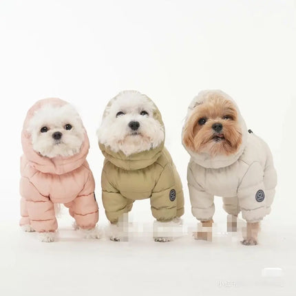 Warm Four-Legged Dog Coat