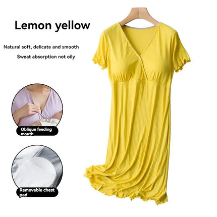 Padded Maternity Nursing Sleep Dress