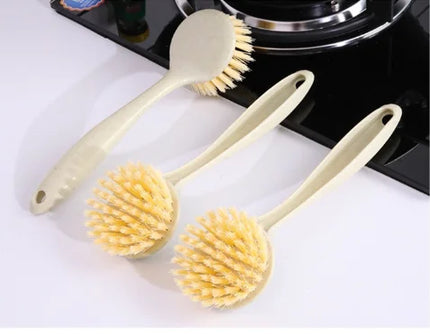 Long-Handle Dishwashing Brush Set