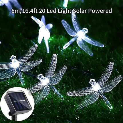 Solar Dragonfly String Lights