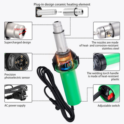 1600W Plastic Welding Gun