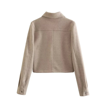 Women's Button-Up Casual Jacket